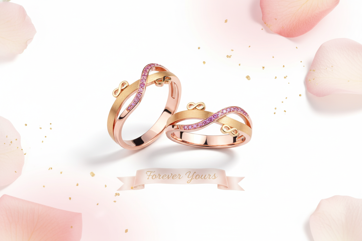 Forever Yours Couple Rings