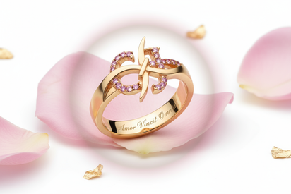 Initials Together Ring