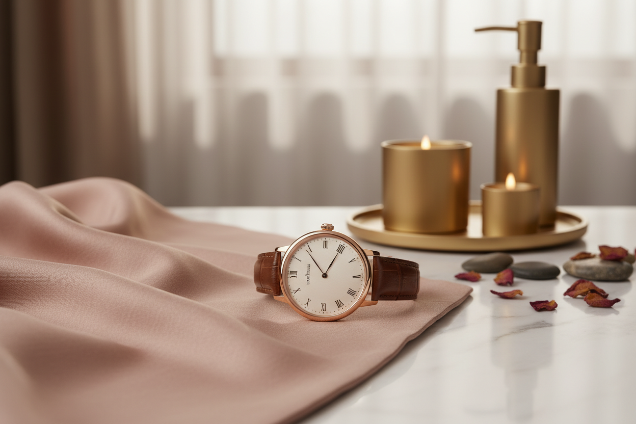 Rose Gold Heritage Watch - Lifestyle